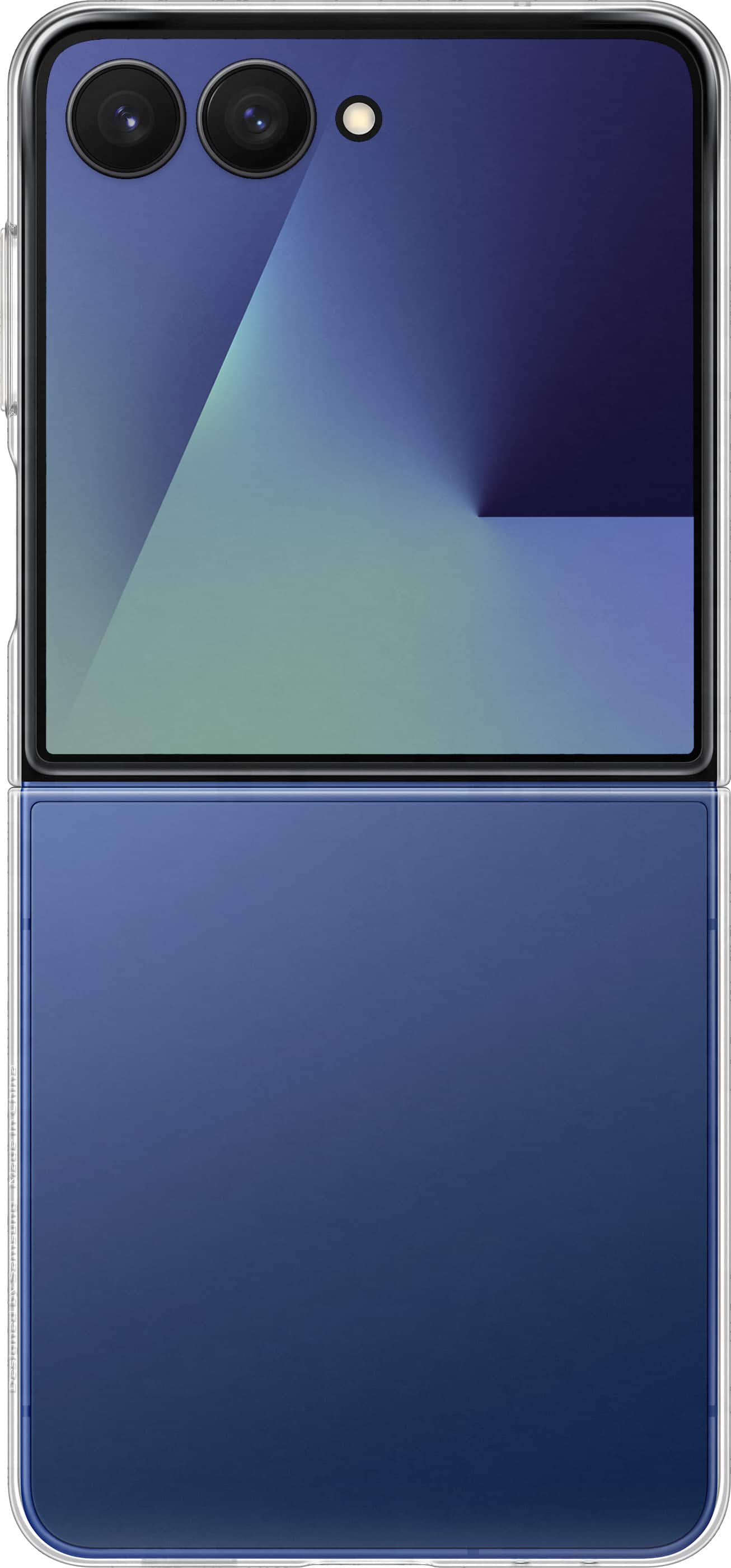 Samsung - Galaxy Z Flip7 Clear Case - Transparent - Front_Zoom