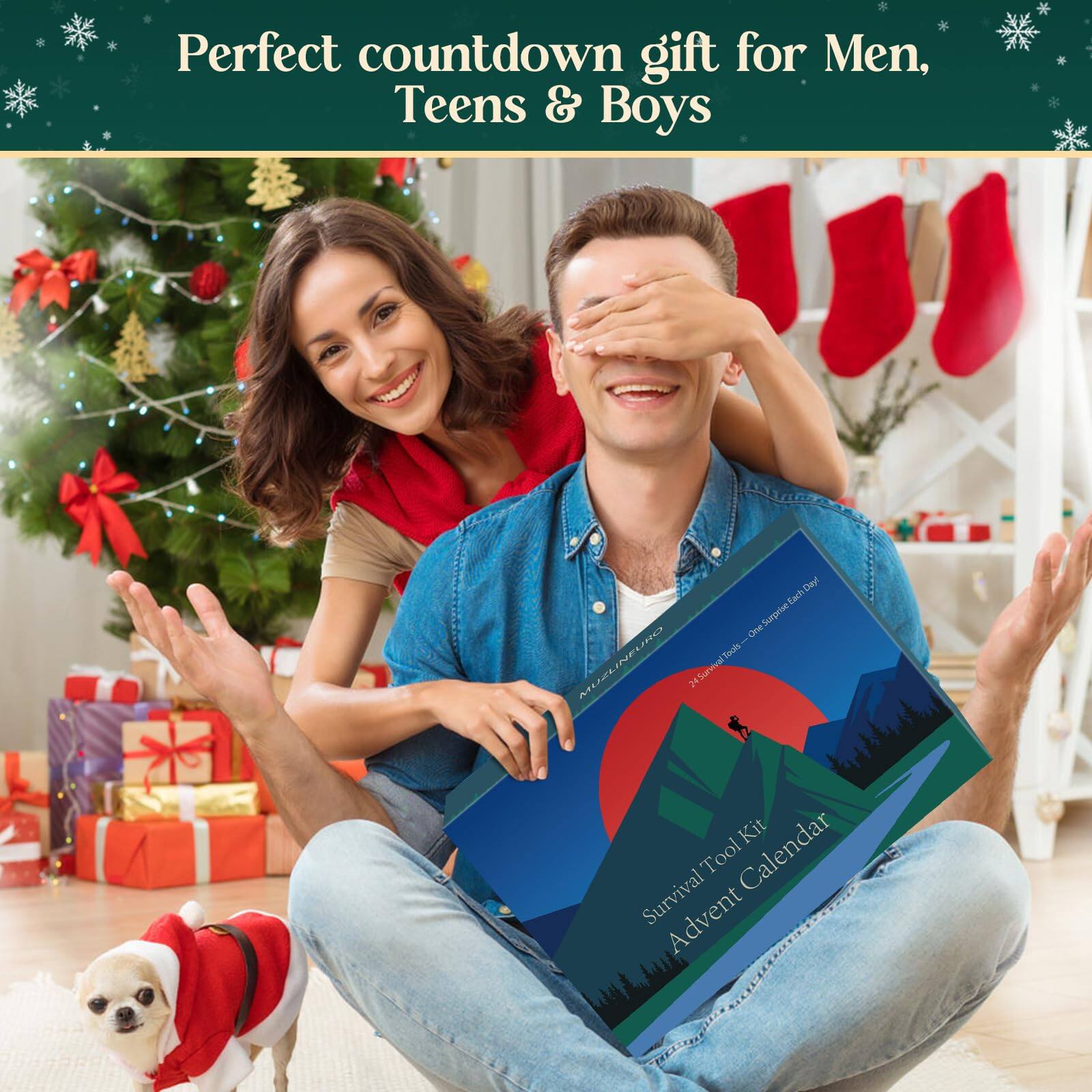 Perfect countdown gift for Men, Teens & Boys

Survival Tool Kit Advent Calendar