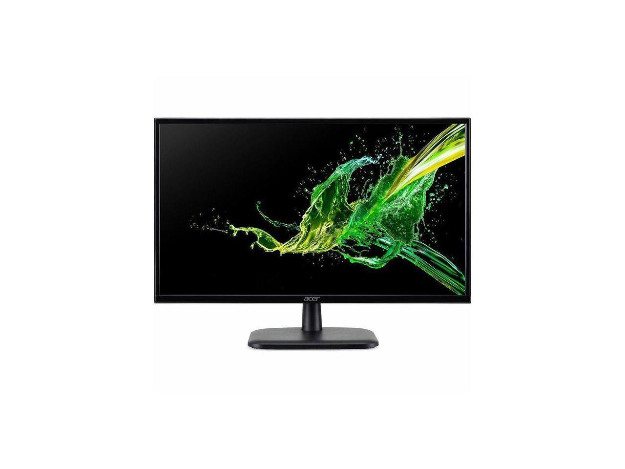 Front. Acer - Acer EK321QK 32" 4K UHD LED Monitor - VA - 1.07B Colors - Adaptive Sync - Black.