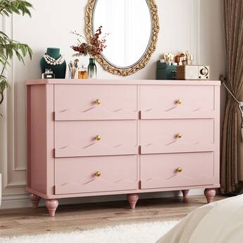 pink bedroom dresser Gloria 3 piece furniture set - 3 drawers it creates a cohesive finish Deb Upholstered Bed | Raymour