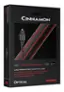 The text on the image is grouped and corrected as follows:

"OPTICAL MUCL I CINNAMON CINNAMON - INCLUDED 3 3.5MM ADAPTOR - a9 FIBER TOSLINK OPTICAL CABLE LOWEST-DISPERSION Ensures Superior Bandwidth Minimal Digital Timing Errors Eliminates Induced RF-Noise Galvanic Isolation More Intelligible Sound Clearer, OPTICAL audioquest."