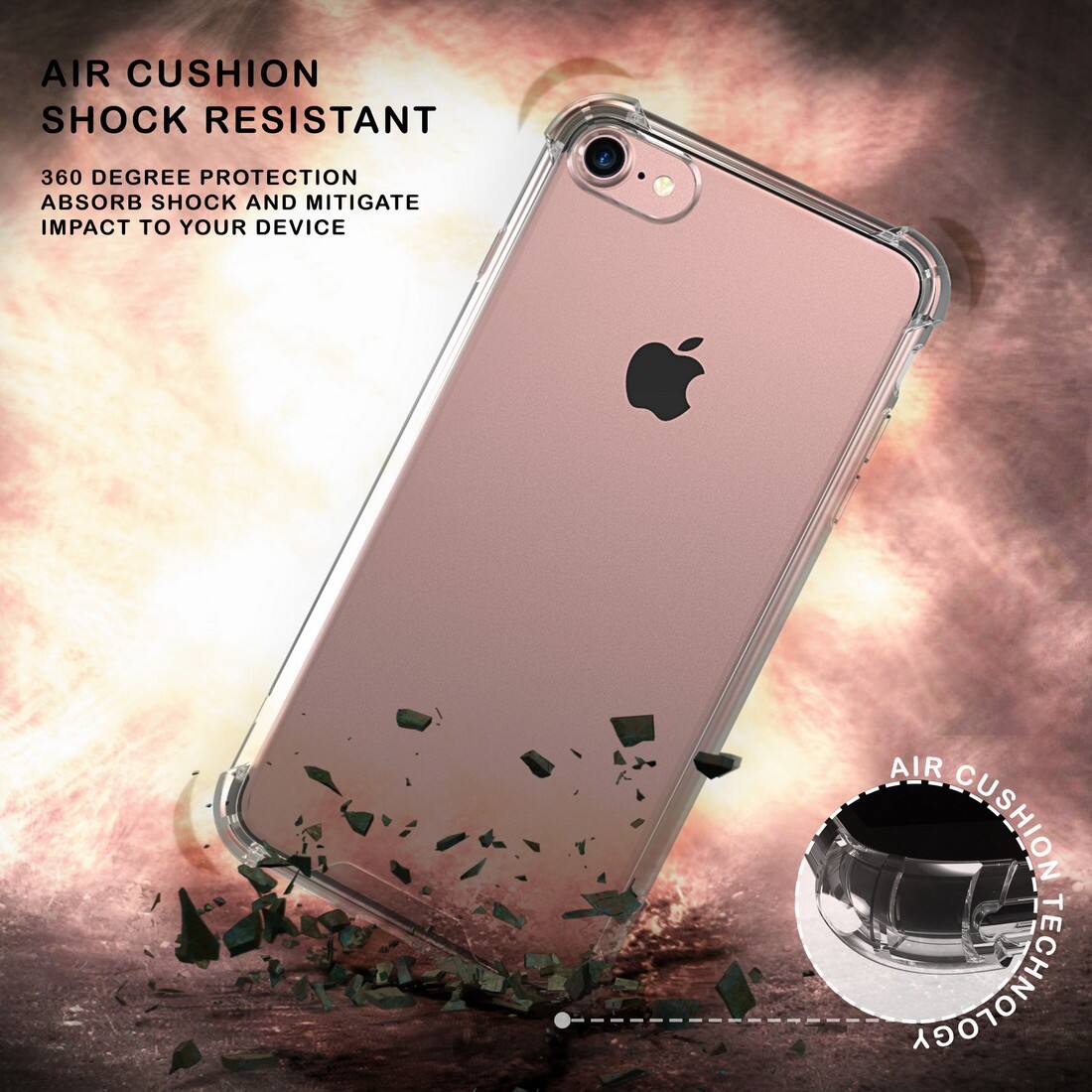 AIR CUSHION SHOCK RESISTANT  
360 DEGREE PROTECTION  
ABSORB SHOCK AND MITIGATE IMPACT TO YOUR DEVICE  
AIR CUSHION TECHNOLOGY