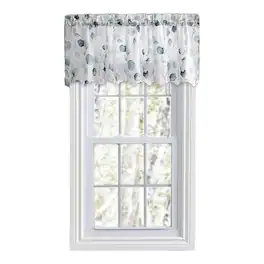 Ellis Curtain - Eucalyptus Crushed Taffeta 1.5" Rod Pocket Window Valance 48"x15" - Spa
