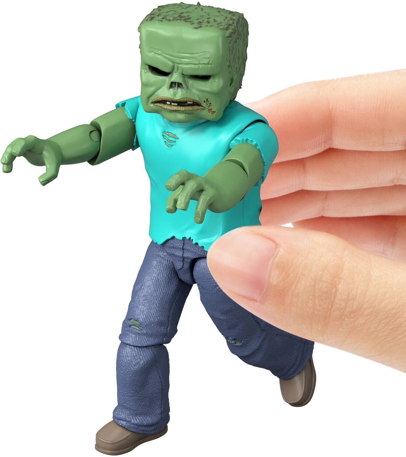 Alt View 3. Mattel - Mattel - A Minecraft Movie Zombie Figure   - COLLECTIBLES - Multicolor.