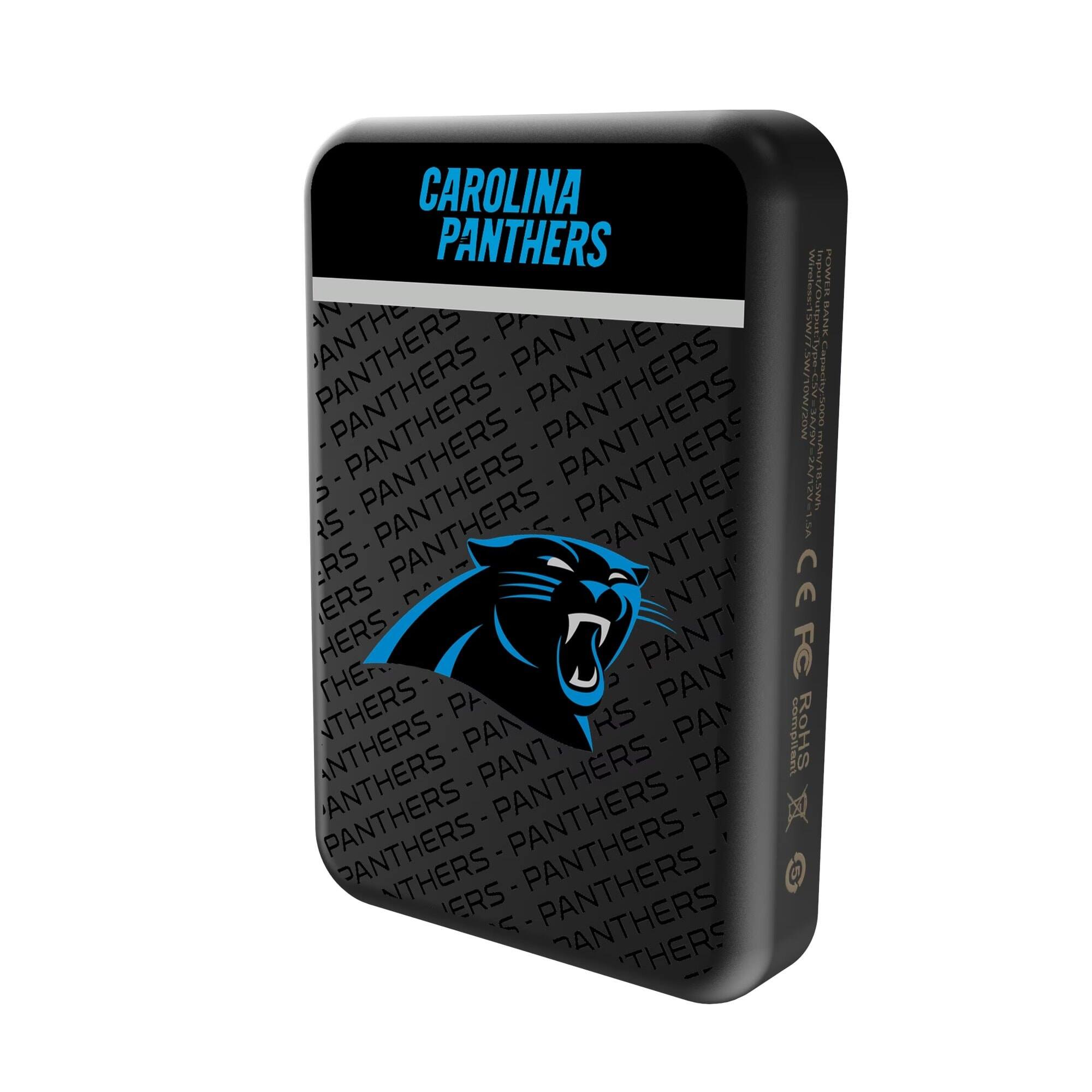 CAROLINA PANTHERS

Capacity: 5000 mAh

Wireless Power Bank

Compliant RoHS

CE

FC