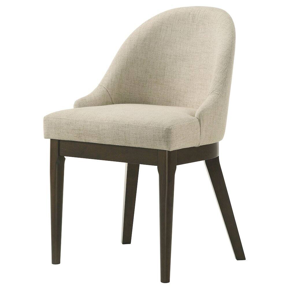 Alt View 4. Coaster Co. of America - Reseda Upholstered Dining Side Chair Oatmeal (Set of 2) - Beige.