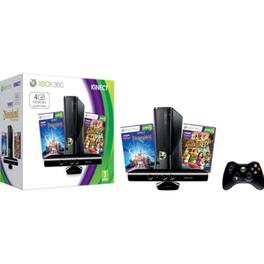 Refurbished Excellent - Xbox 360 4GB Kinect Console Bundle With Kinect Disneyland Adventures And Kinect Adventures - Xbox 360