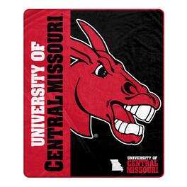 Pegasus - Central Missouri Mules 50" x 60" Endzone Ultra Soft Throw Blanket - Multicolor