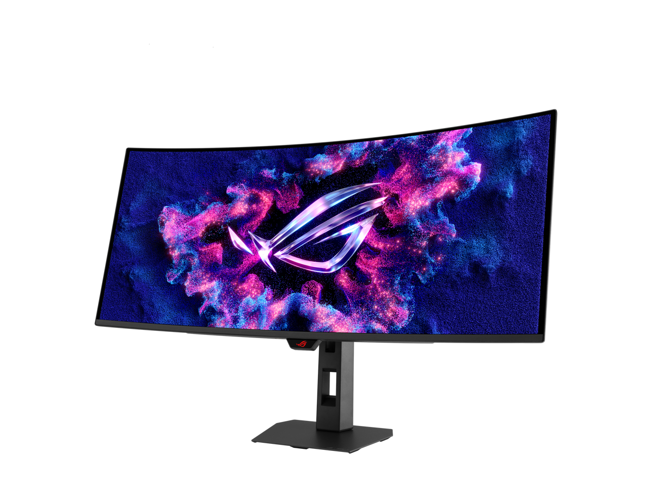 Alt View 3. ASUS - ASUS ROG Strix 34" QHD 2K 1440p 280Hz G-Sync HDR500 0.03ms USB-C OLED Curved Gaming Monitor XG34WCDMS - Black.