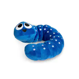 Bonkers Toy Co. - Slither IO Jumbo 24 Inch Bendable Plush | Star - Blue