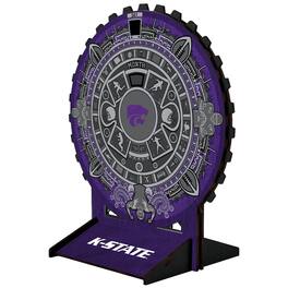 Fan Creations - Kansas State Wildcats Aztec Circle Desk Calendar - Multicolor