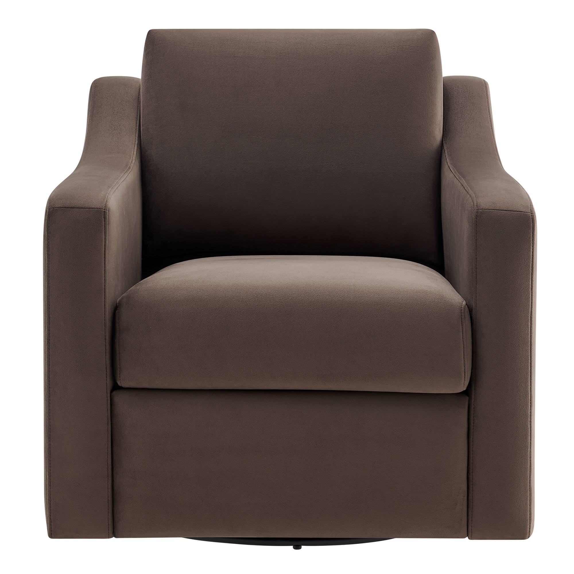 Alt View 2. Modway - Liora Performance Velvet Armchair by Modway - Brown.