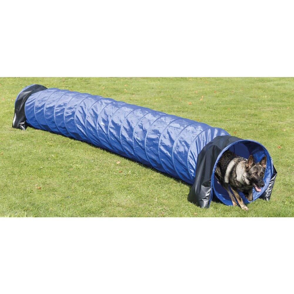 Alt View 4. TRIXIE - Dog Agility Tunnel 16.5', Portable Dog Training Tunnel, Obedience - Blue.