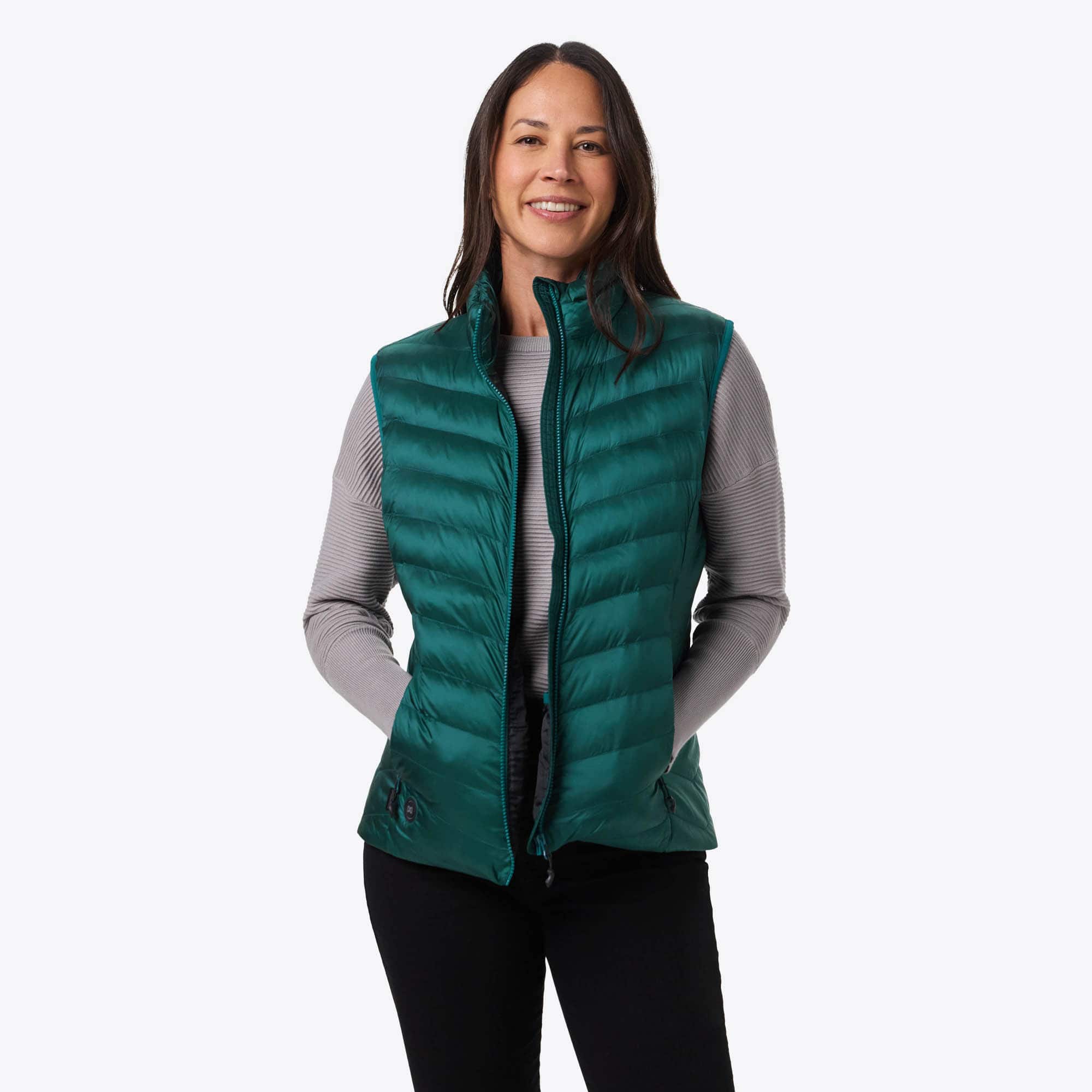 Mobile Warming - Women's Backcountry Xtera Heated Vest - Teal