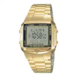 Casio - Men’s Digital Watch with Stainless Steel Bracelet - DB-360G-9A - Gold