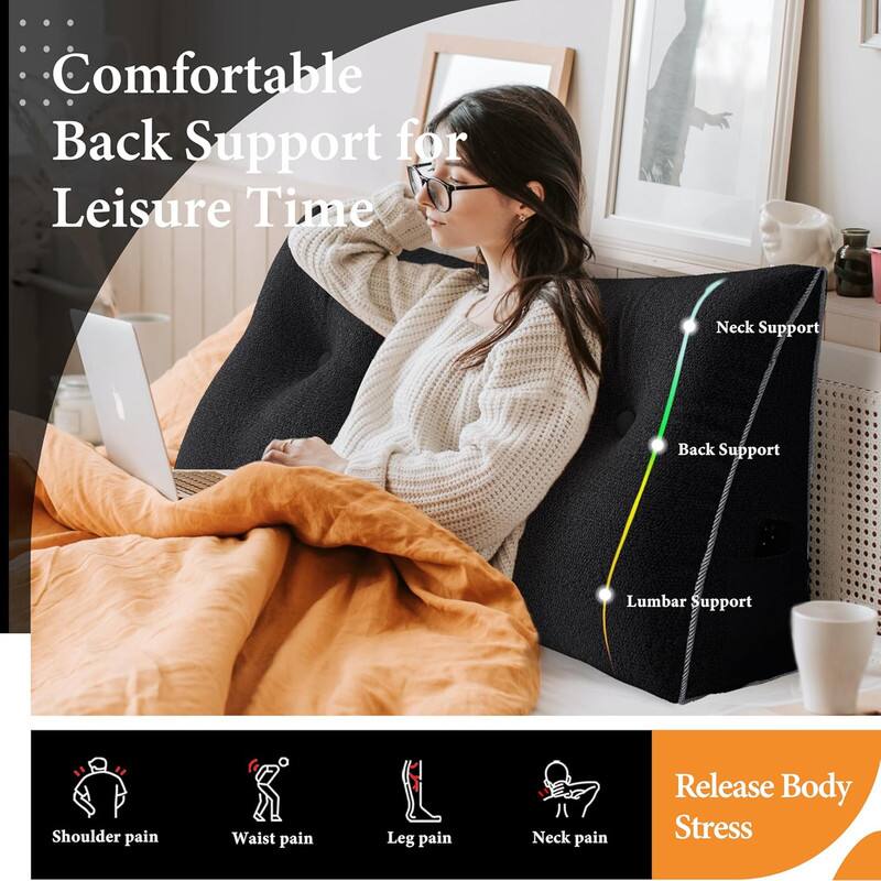 Comfortable Back Support for Leisure Time

- Neck Support
- Back Support
- Lumbar Support

Release Body Stress

- Shoulder pain
- Waist pain
- Leg pain
- Neck pain