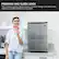 Alt View 2. Whynter - Whynter Energy Star 2.1 cu. ft. Stainless Steel Upright Freezer with Lock - Silver.