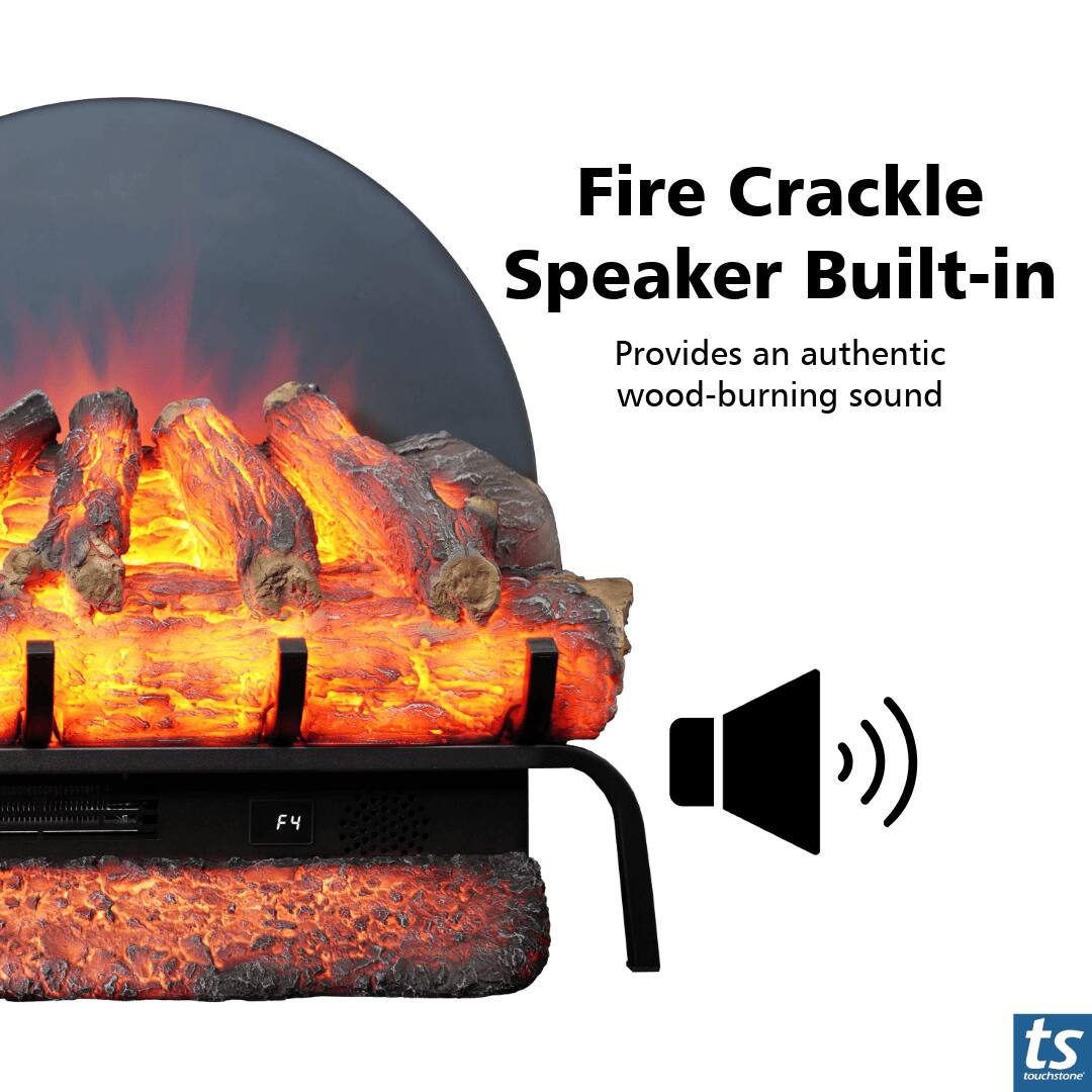 Fire Crackle Speaker Built-in  
Provides an authentic wood-burning sound  
F4  
ts touchstone