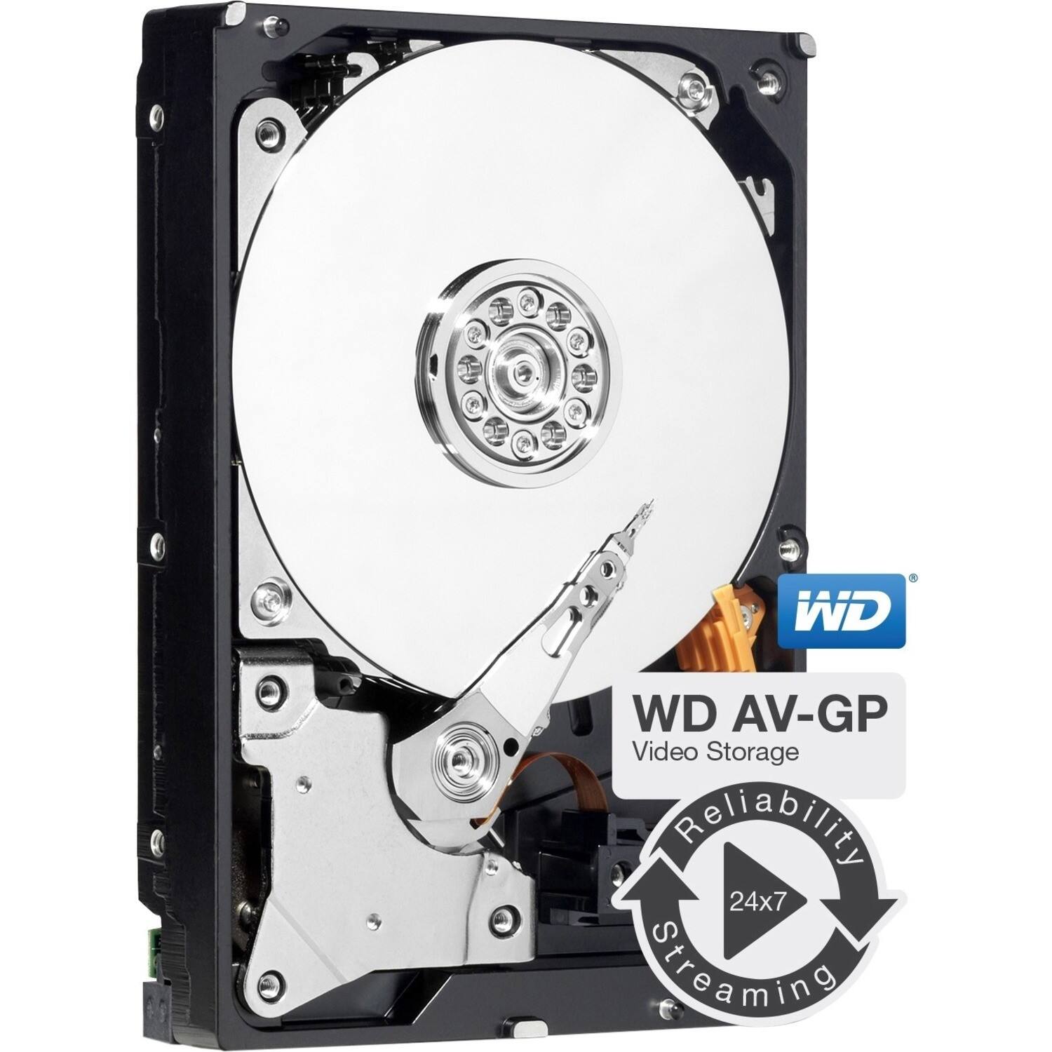 WD AV-GP Video Storage  
Reliability  
24x7 Streaming