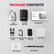 PACKAGE CONTENTS
- Laser rangefinder
- Portable soft case
- Packing box
- Charging cable
- Mountaineering buckle
- Magnetic belt clip
- Lens cloth
- User manual
- Hand Rope