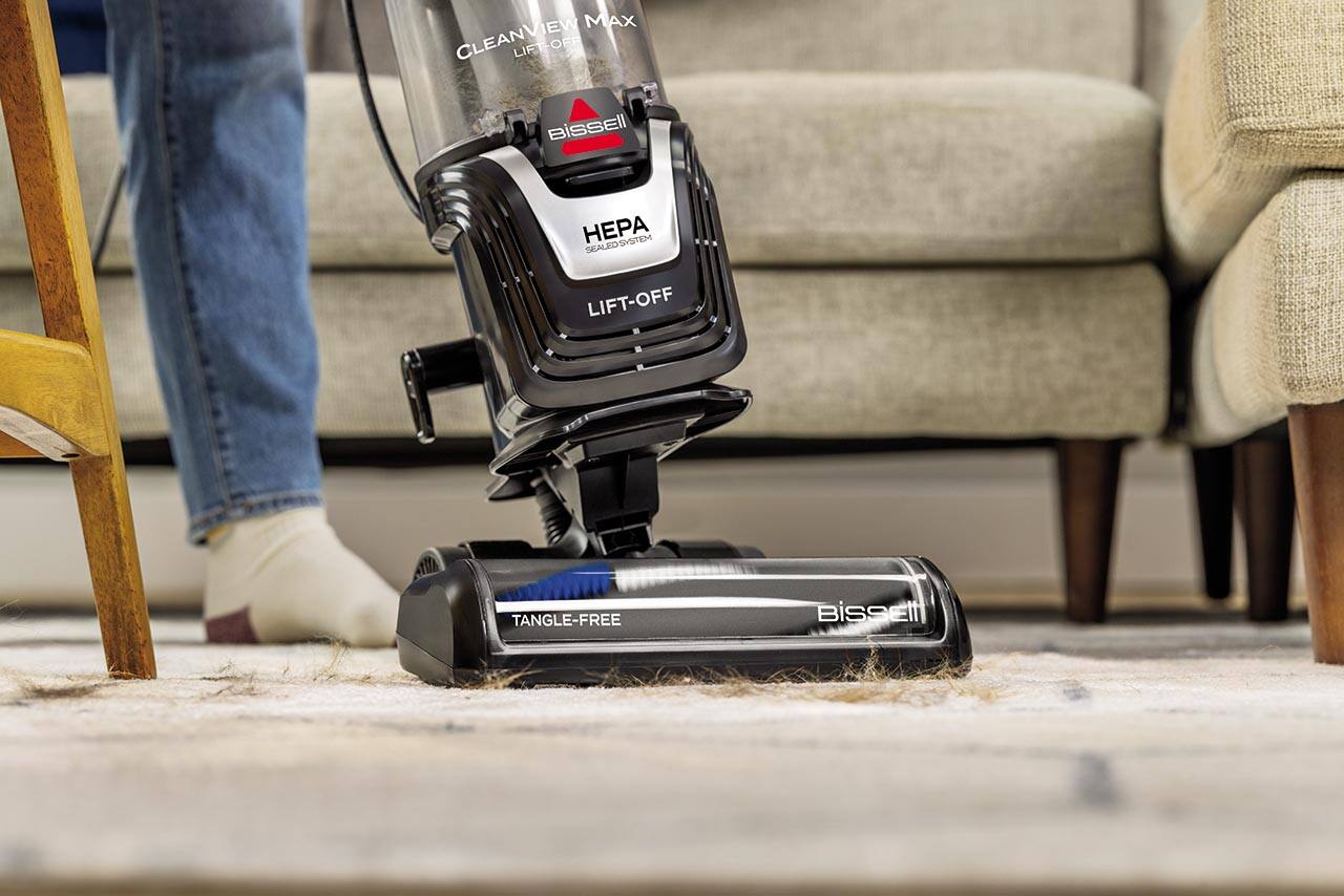 MAX CLEANVIEW LIFT-OFF BISSELL EPA SYSTEM SEALED LIFT-OFF TANGLE-FREE BISSELL