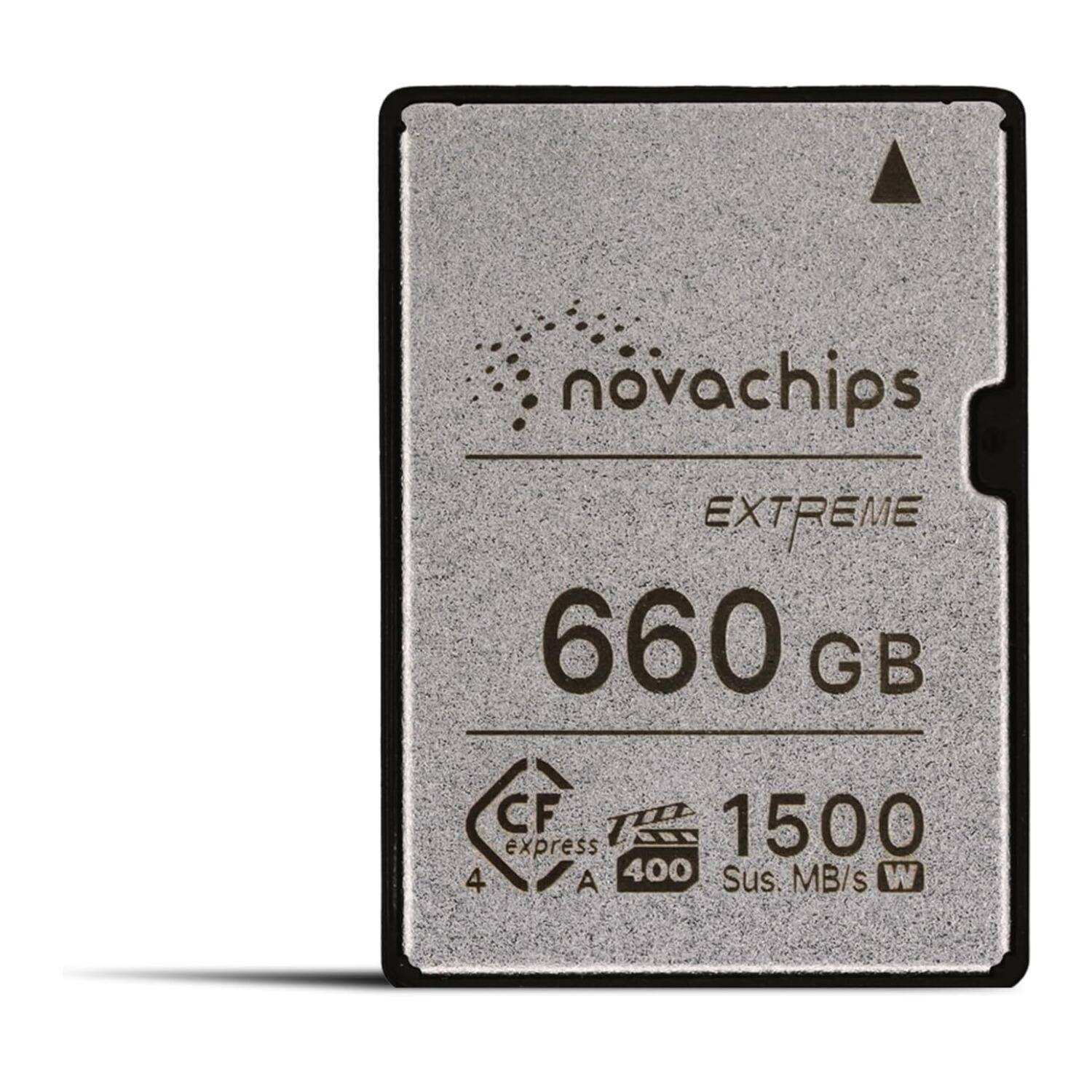 novachips EXTREME 660 GB CF express 4 A 1500 400 Sus. MB/s W