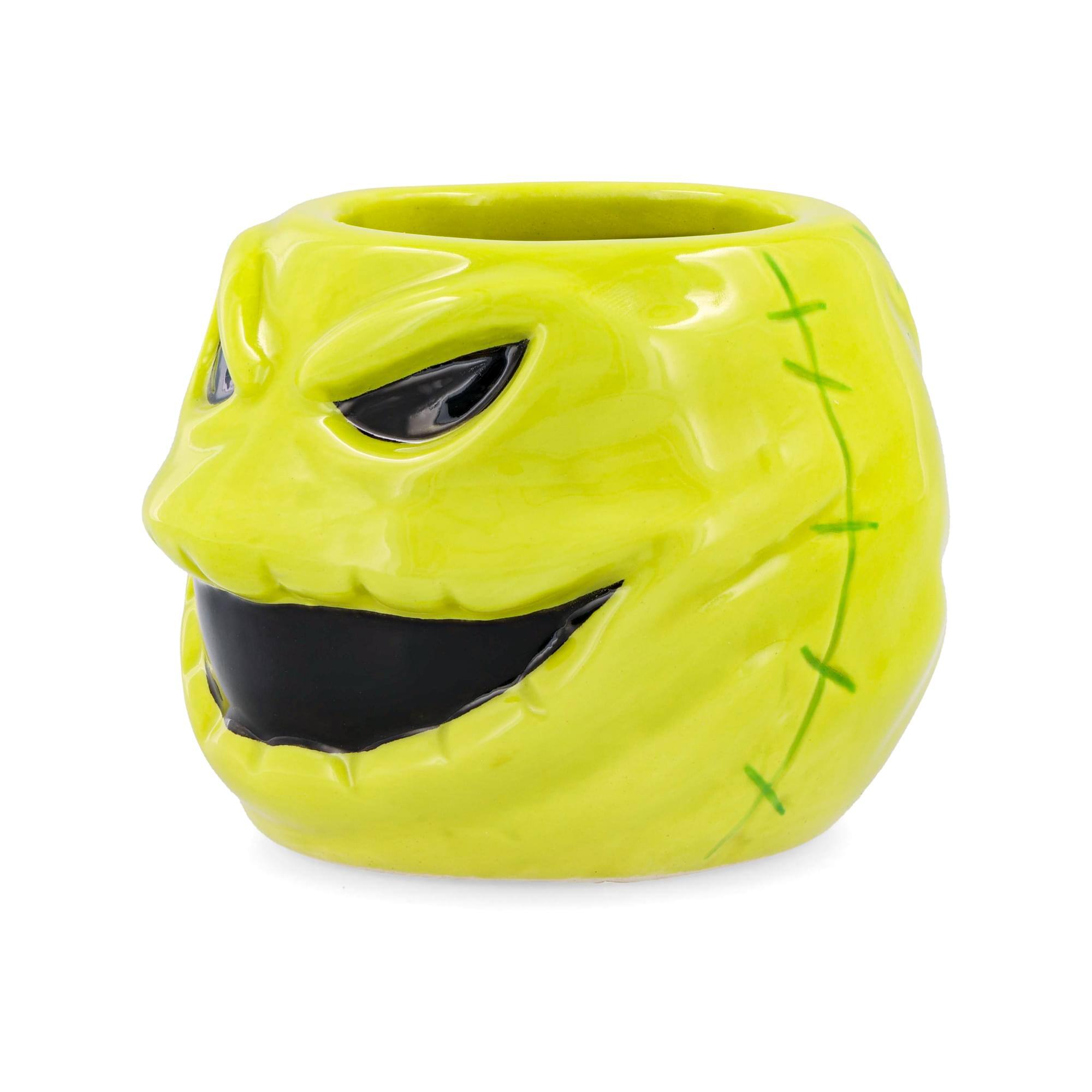 Alt View 1. Disney - Disney The Nightmare Before Christmas Oogie Boogie Sculpted Cup | Holds 2 Ounces - Yellow.
