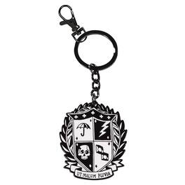 Dark Horse Comics - Umbrella Academy School Crest 2 Inch Enamel Keychain - Black