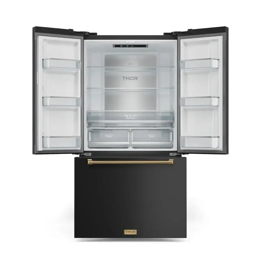 The text on the image reads "THOR" which is the brand of the refrigerator.