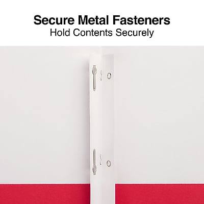 Secure Metal Fasteners  
Hold Contents Securely
