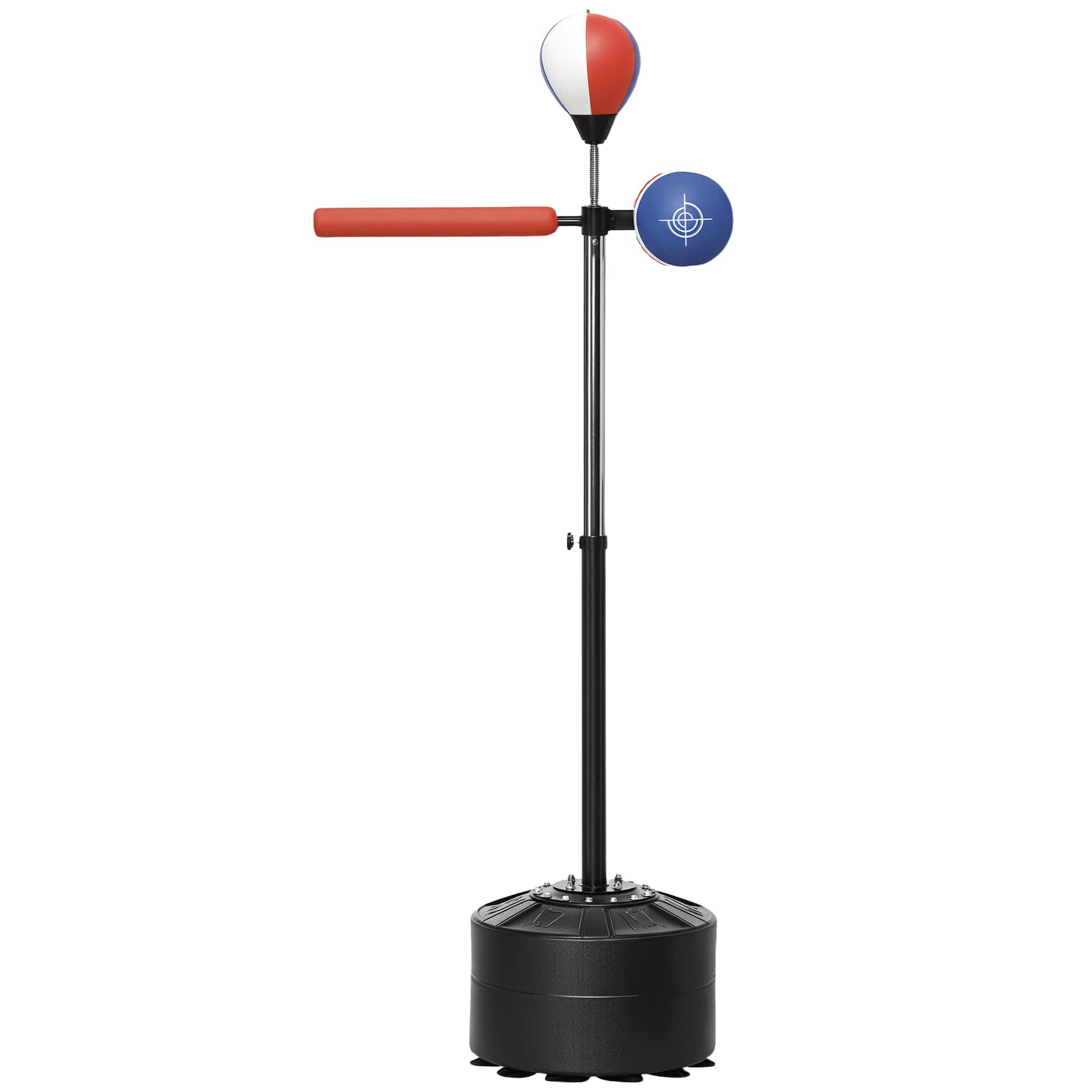 Soozier - Free Standing Boxing Bag with Stand, Punching Speed Bag Reaction Bar Challenge with Suction Cups - Black, Red and Blue price history on PriceWatchPro