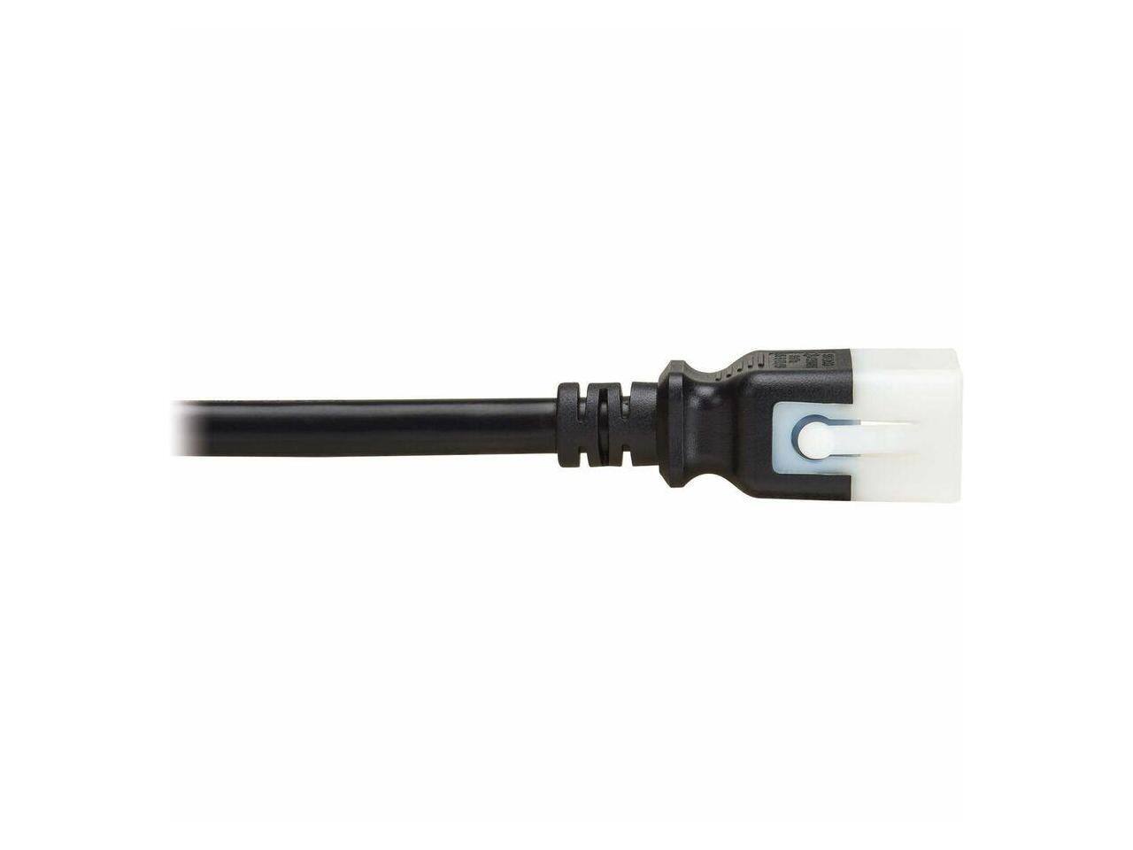 Alt View 2. Eaton - Eaton Tripp Lite Series PDU Power Cord C19 to P-Lock C20 Heavy-Duty 20A 250V 12 AWG 4 ft. 1.2 m Black - Black.