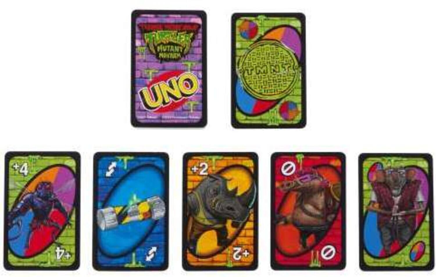 Sure, here is the corrected and grouped text from the image:

- TURTLE NUTANT NAYNEM UNO
- TMNT
- +4
- +2
- +4
- +2