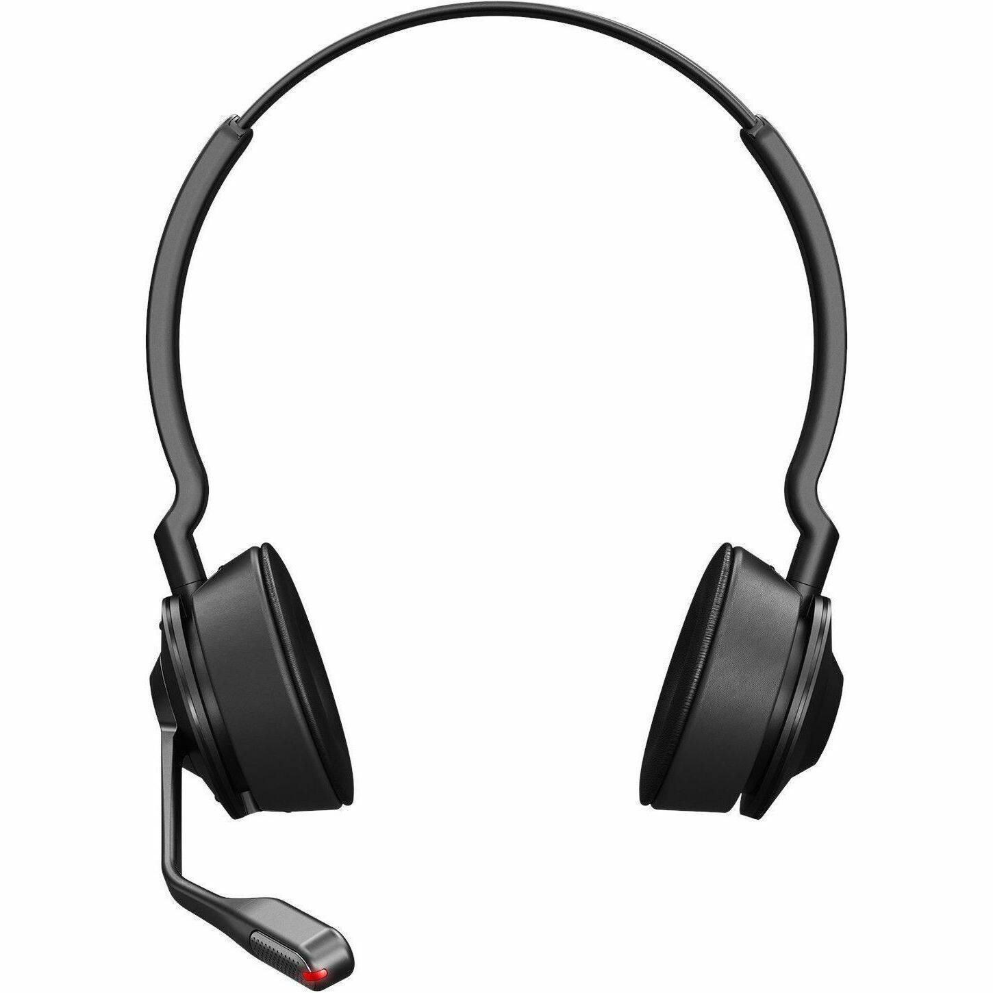 Alt View 4. Jabra - Jabra Engage 55 SE Headset - Microsoft Teams Certification - Stereo - USB Type C - Wired/Wireless - DECT - 490 ft - 40 - Black.