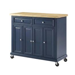 Crosley Furniture - Madison Kitchen Cart - Navy