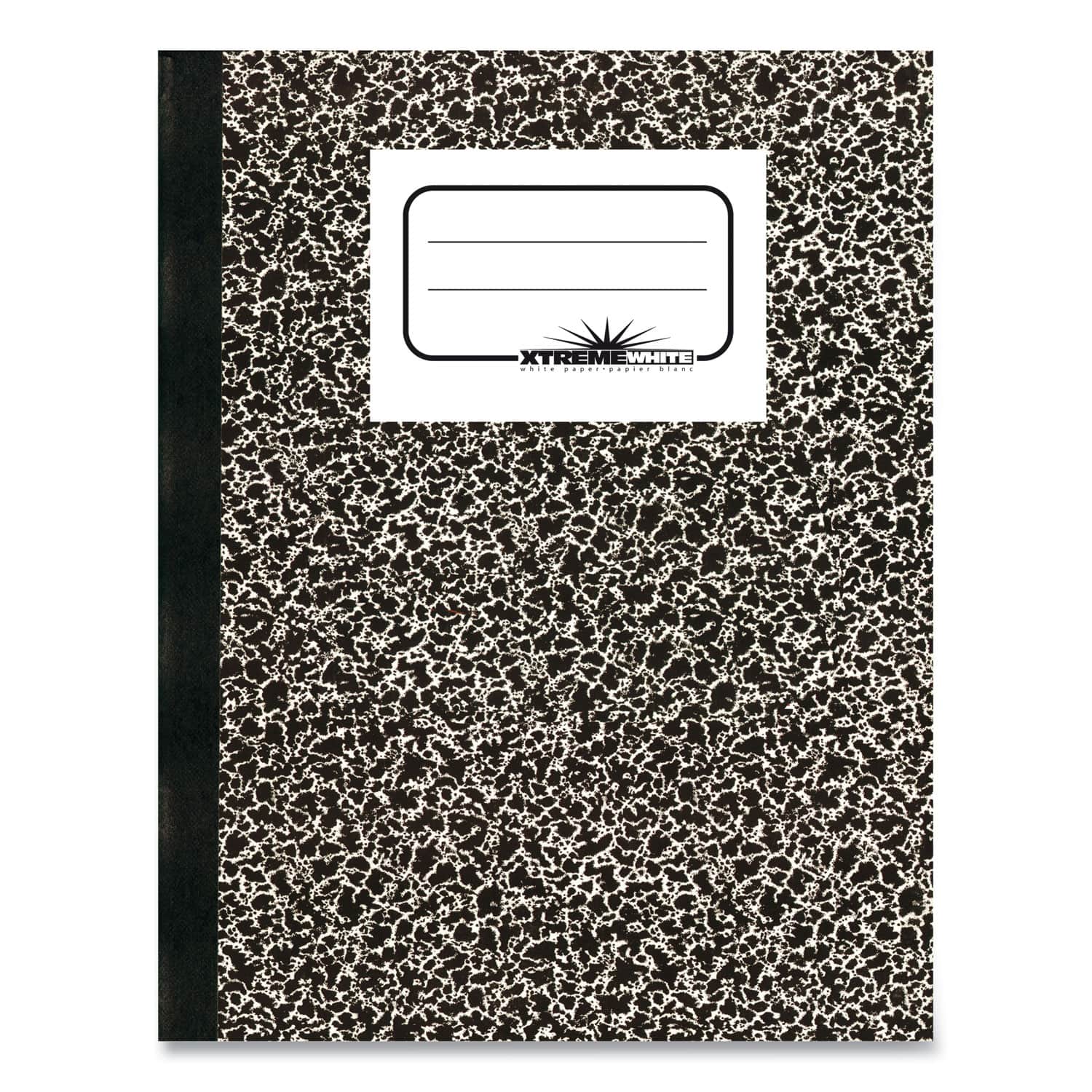 Rediform - Composition Book Medium/College Rule Black Marble Cover 10 x 7.88 Sheets