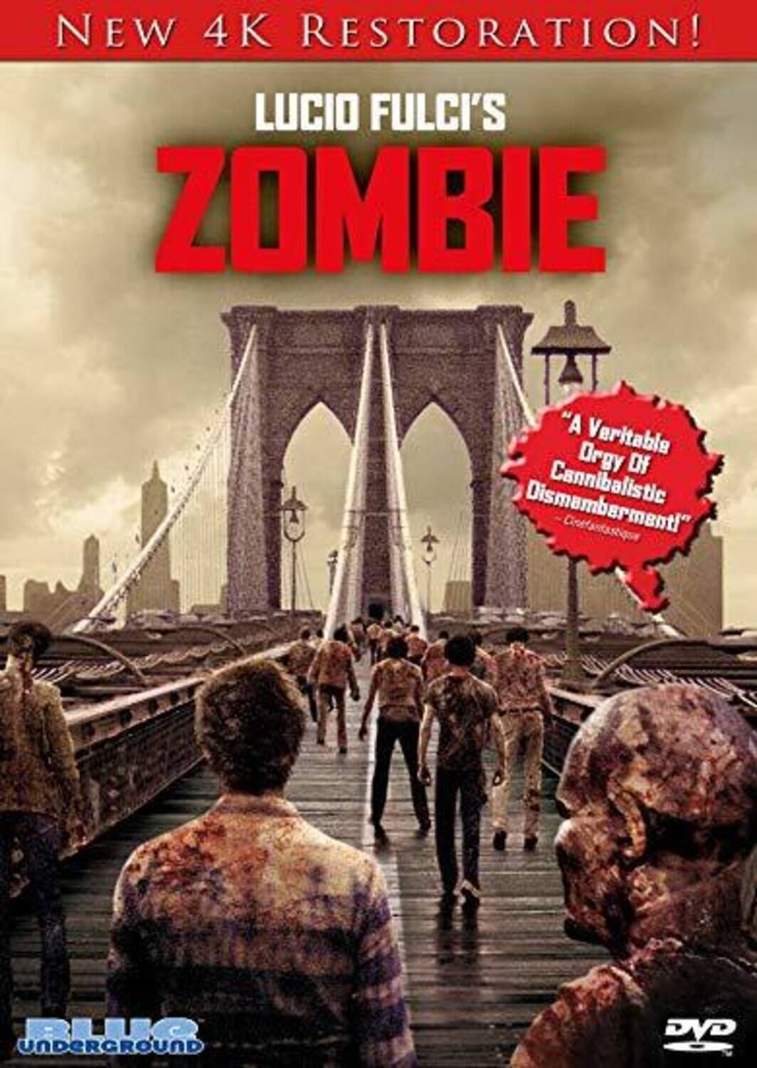 Front. Zombie (aka Zombi 2) (4K Restoration)   - DVD.