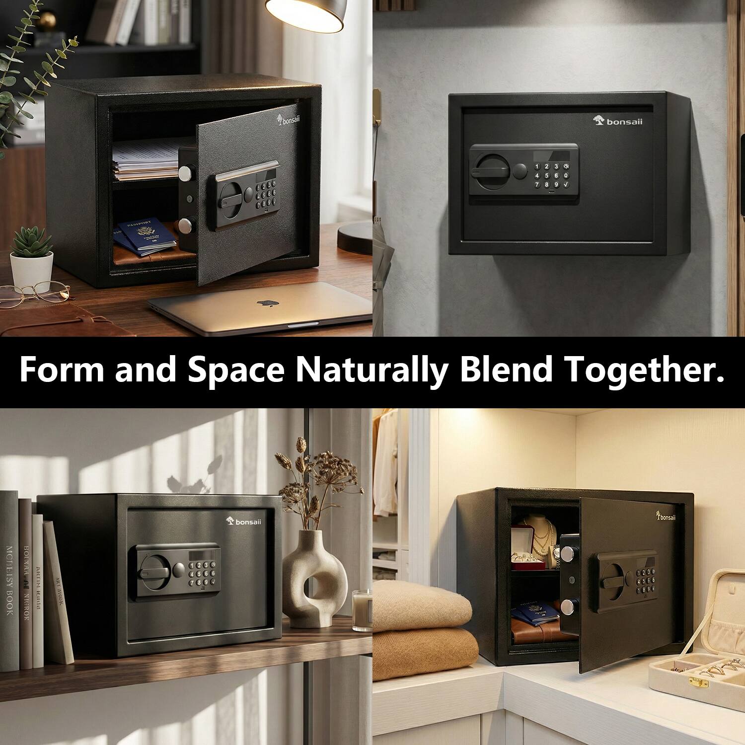 Form and Space Naturally Blend Together.