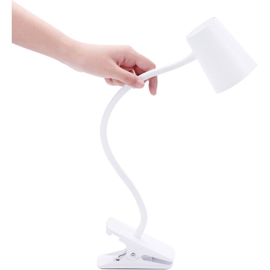 Left. Bostitch - Bostitch Adjustable LED Clamp Light  5.20 W LED Bulb.