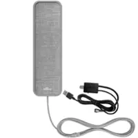 Mohu - Vibe Amplified Indoor HDTV Antenna 50-Mile Range - Gray Tweed - Front_Zoom