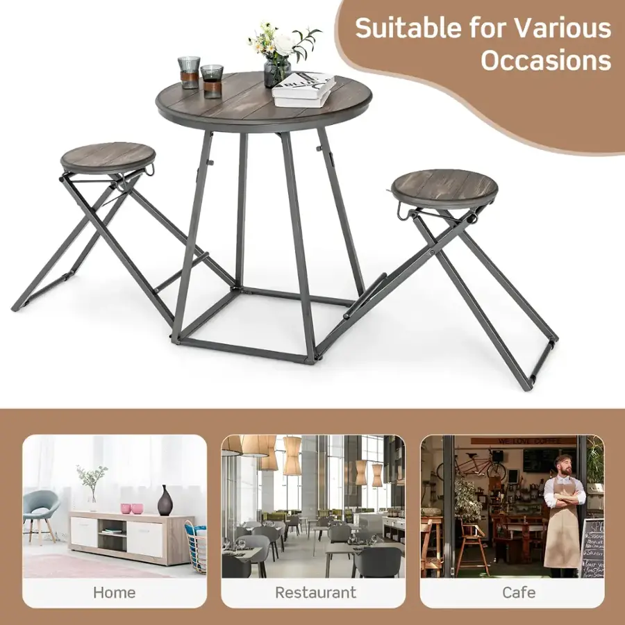 Suitable for Various Occasions:

* Home: A cozy living space with a comfortable couch and a potted plant.
* Restaurant: A dining area with a dining table and chairs, where people can enjoy their meals.
* Cafe: A casual setting with a coffee table and chairs, perfect for sipping coffee and socializing.

The image showcases a versatile coffee table that can be used in various settings, such as a home, restaurant, or cafe. The table is accompanied by chairs, making it an ideal choice for different occasions and environments.