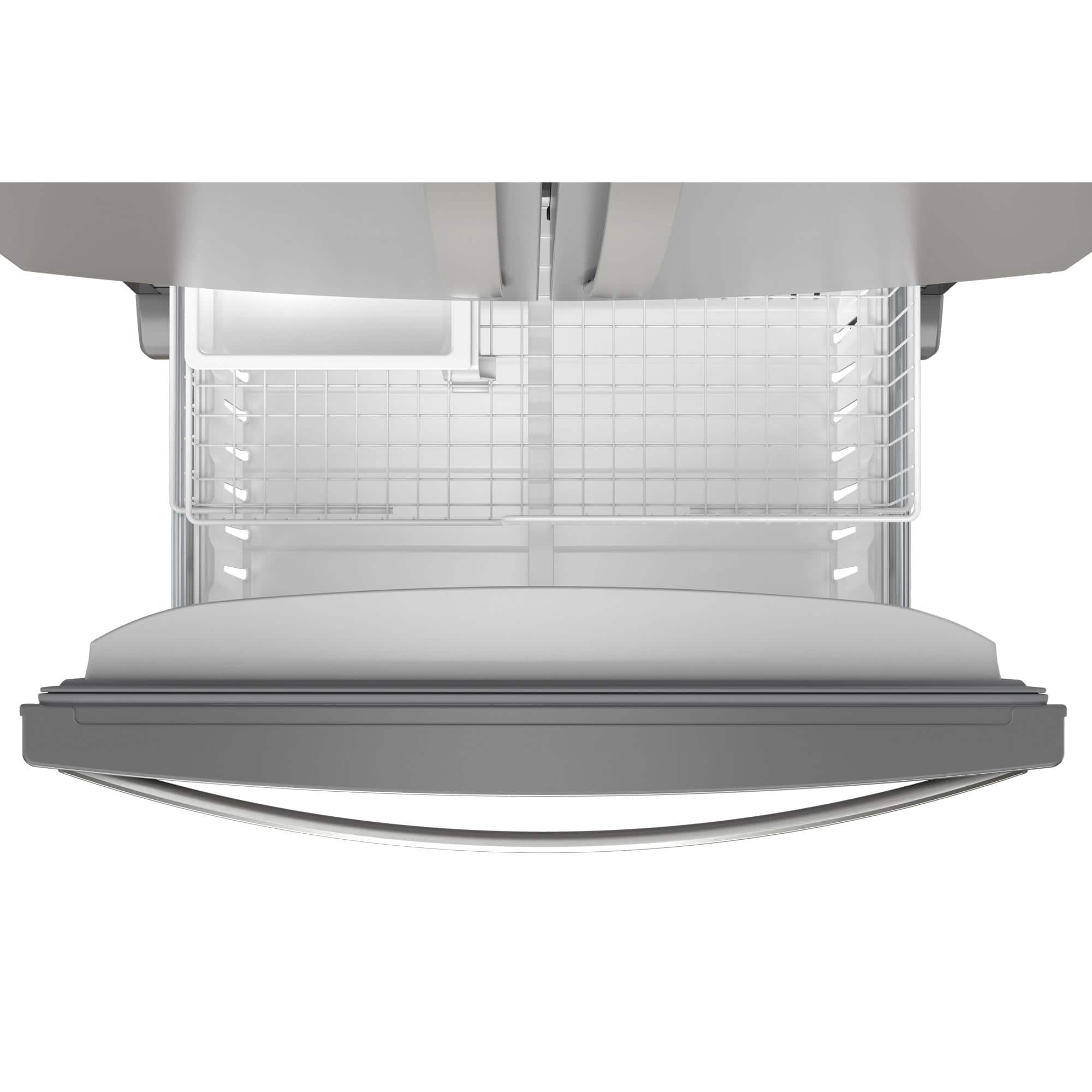 Alt View 1. Whirlpool - 25.2 Cu. Ft. French Door Smart Refrigerator with Elevated Deli Drawer - Fingerprint Resistant Stainless Steel.