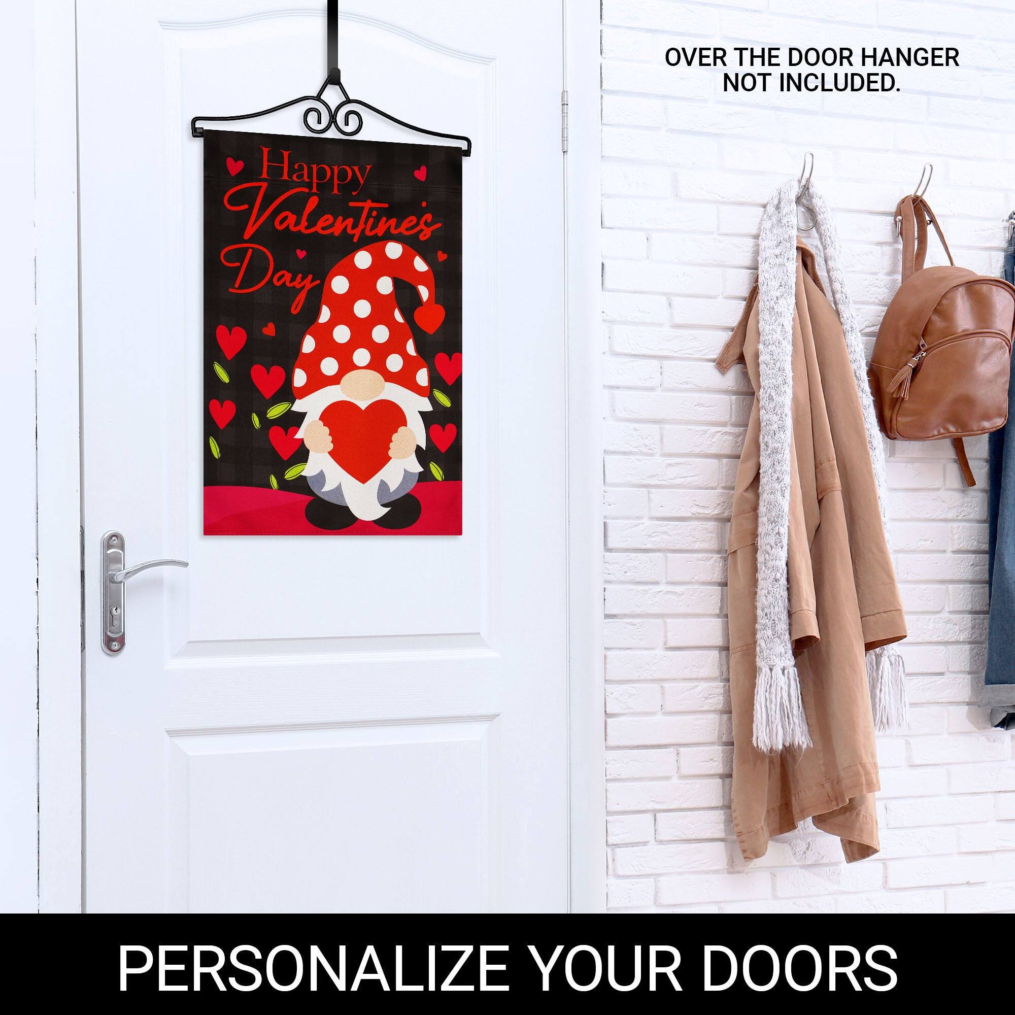 OVER THE DOOR HANGER NOT INCLUDED.

Happy Valentine's Day

PERSONALIZE YOUR DOORS