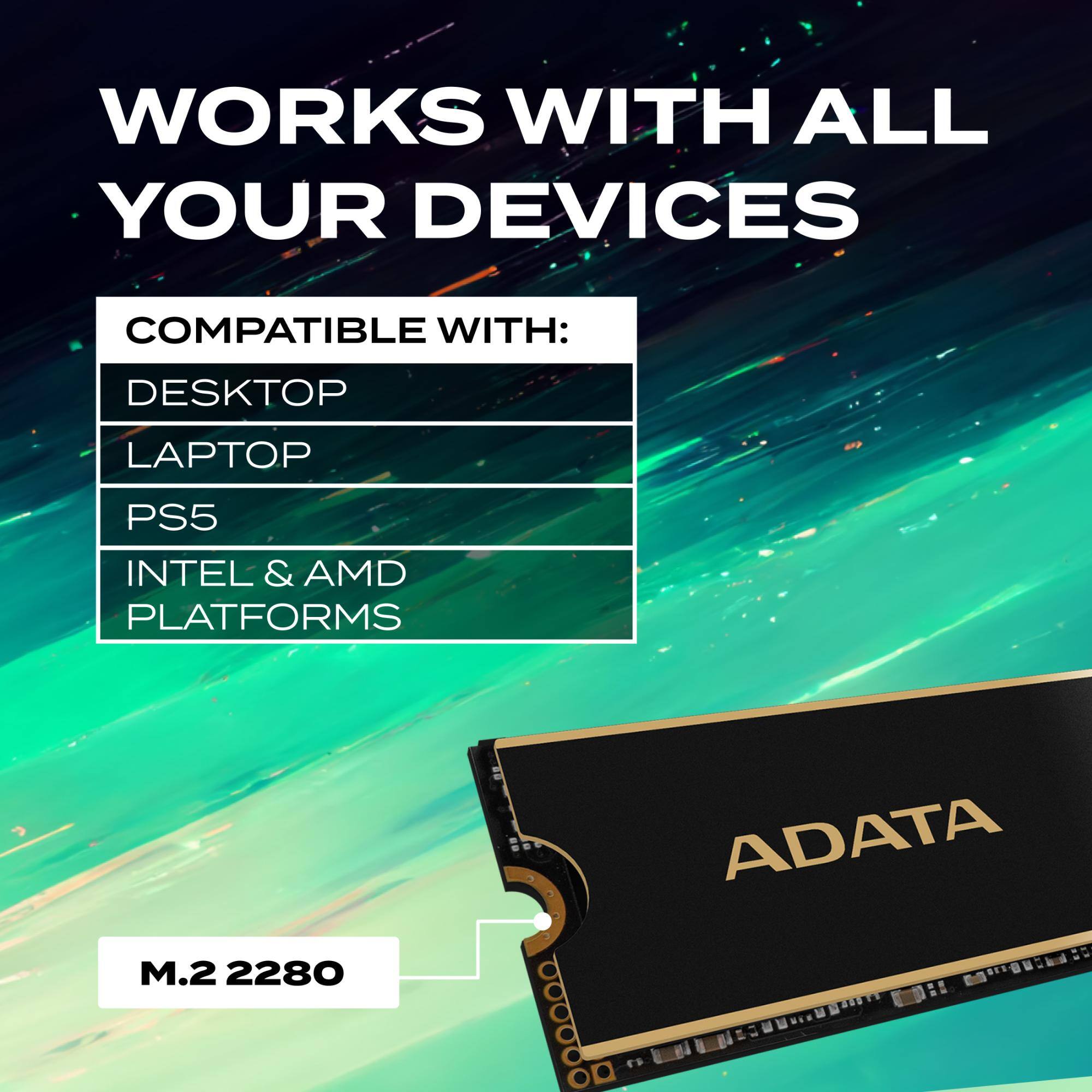 ADATA ゲーミングSSD 1TB Gen4 PS5確認済 Amazon | ADATA プレミアム SSD PS5 1TB PCIe Gen4 M.2 2280 内蔵