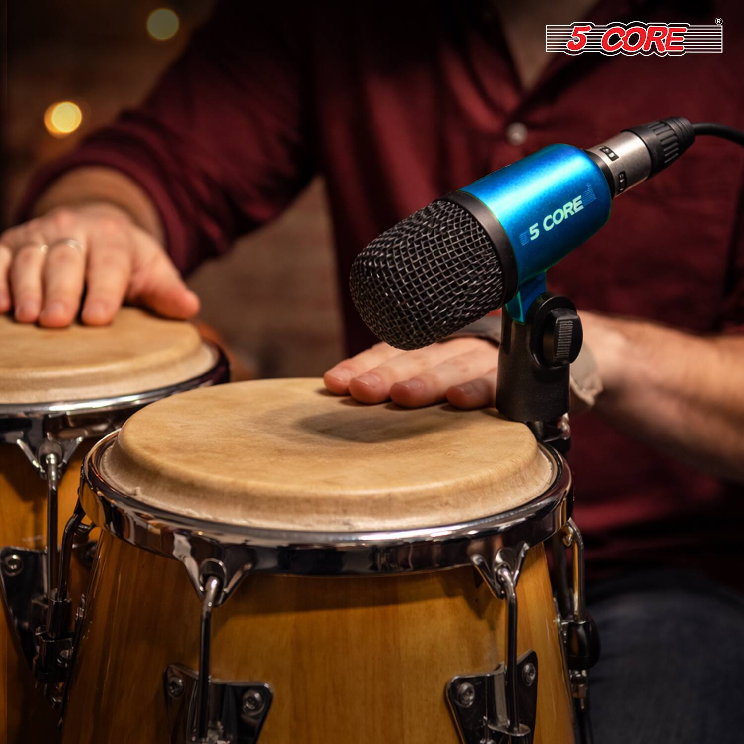 Bundle 5 CORE Conga Mic Snare Tom Set Professional XLR Cardioid ...