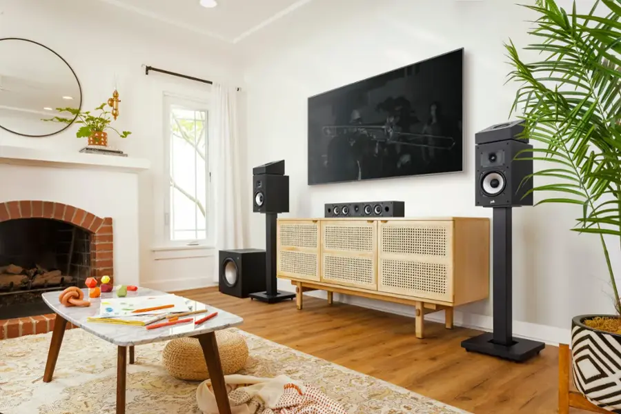 Alt View 14. Polk Audio - Monitor XT12 12" 100W Class A/B Amplifier Subwoofer - Midnight Black.