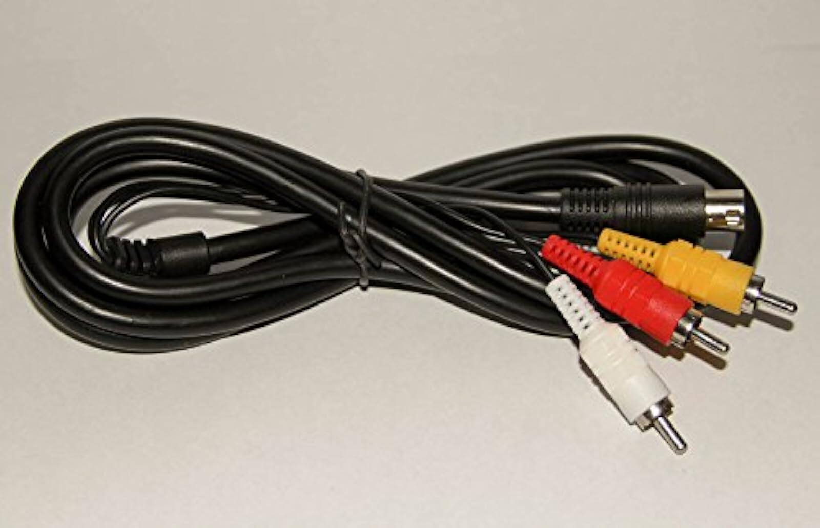 Composite AV Cable For Sega Genesis 2 And 3 By Mars Devices - Black