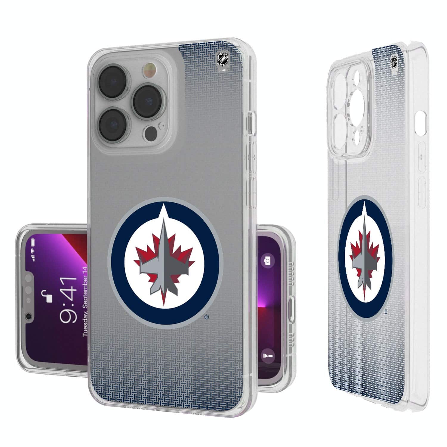 Keyscaper - NHL - Winnipeg Jets Linen Logo iPhone Clear Case - 13 Pro Max - Multicolor price history on PriceWatchPro