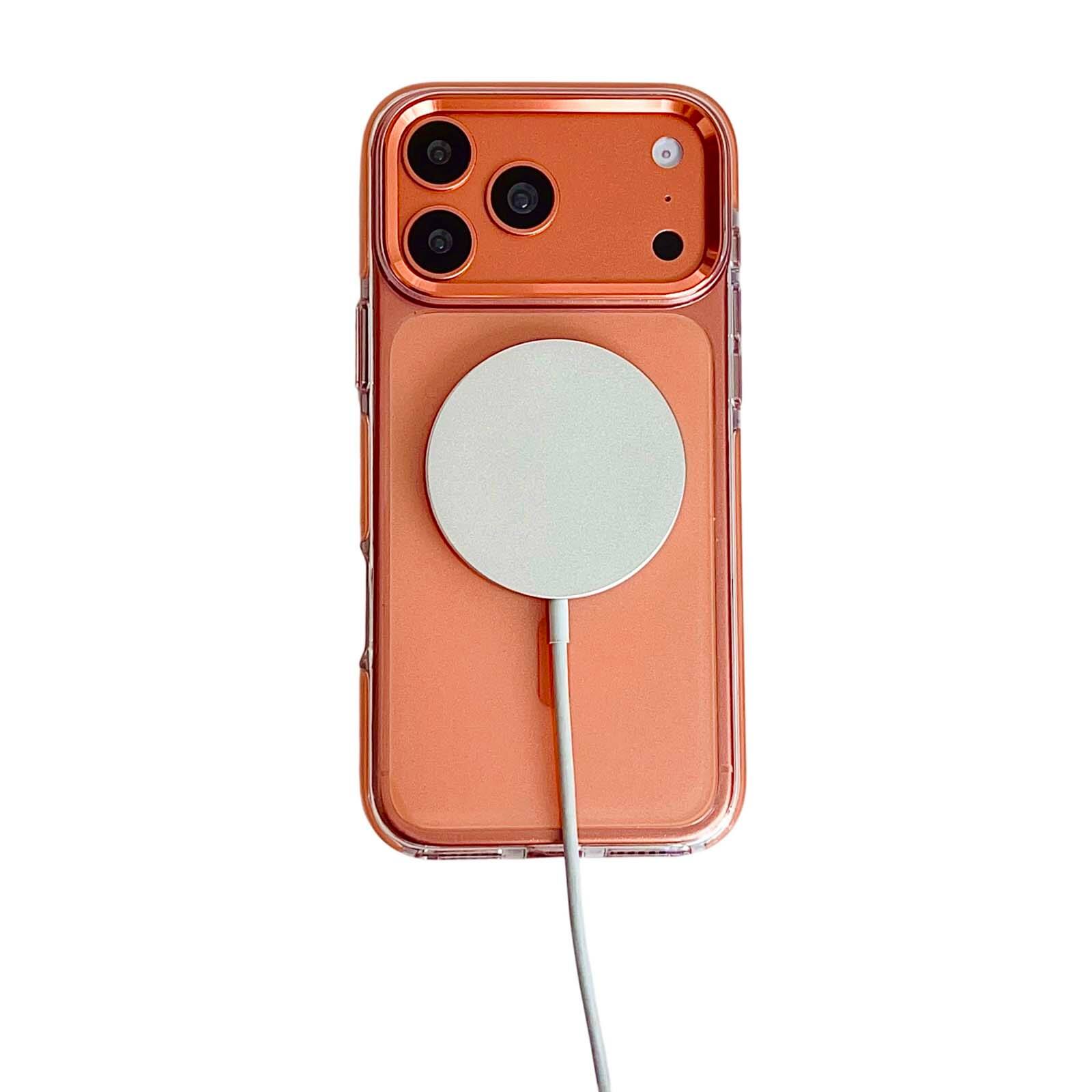 Back. Dteck - for Apple iPhone 17 Pro Magnetic Shockproof Case,Slim Hybrid PC TPU Protective Cover,Compatible with Mag Safe - Blue.