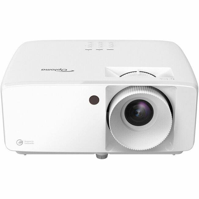 Front. Optoma - Optoma ZH420 3D DLP Projector - 16:9 - White - High Dynamic Range (HDR) - Front - 1080p - 30000 Hour Normal Mode - White.